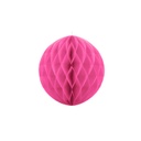 BOULE ALVEOLE ROSE 10CM