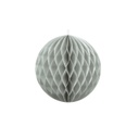 BOULE ALVEOLE GRIS 10CM