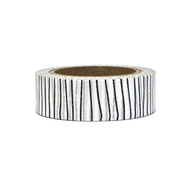 MASKING TAPE NOIR BLACK &amp; WHITE
