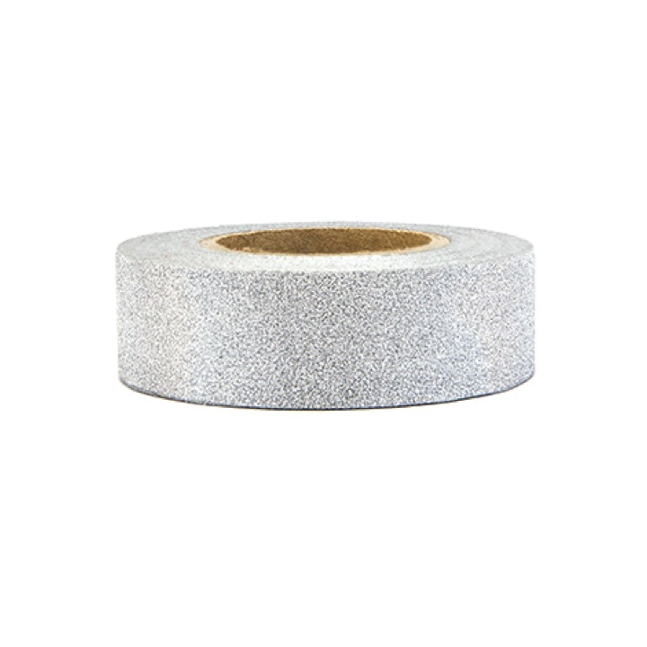 MASKING TAPE ARGENTÉ PAILLETÉ