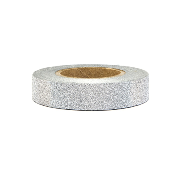 MASKING TAPE ARGENTÉ PAILLETÉ