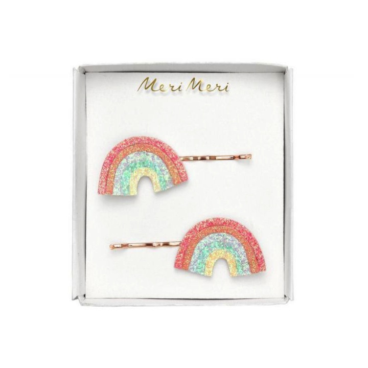 EPINGLES À CHEVEUX ARC-EN-CIEL PAILLETÉ