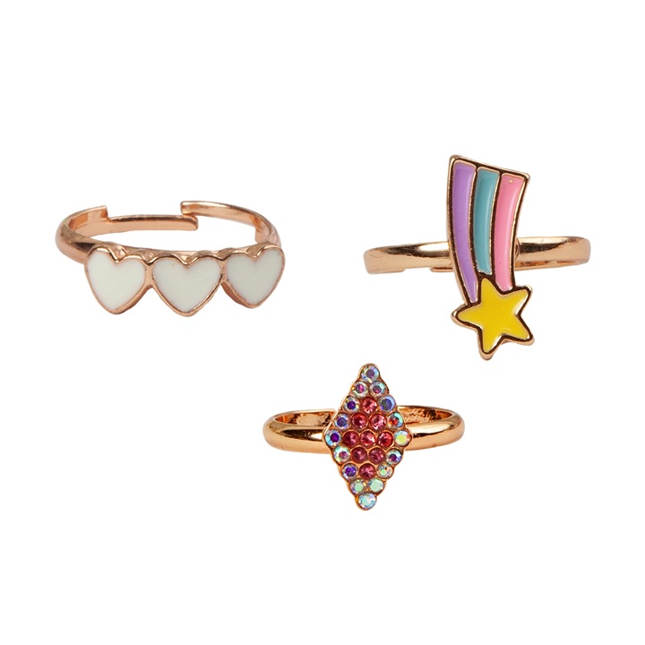 BAGUES COEUR STAR