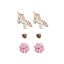 BOUCLES D'OREILLES LICORNE