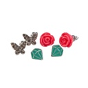 BOUCLES D'OREILLES FLEURS