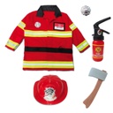 COSTUME DE POMPIER AVEC ACCESSOIRES 5-6ANS