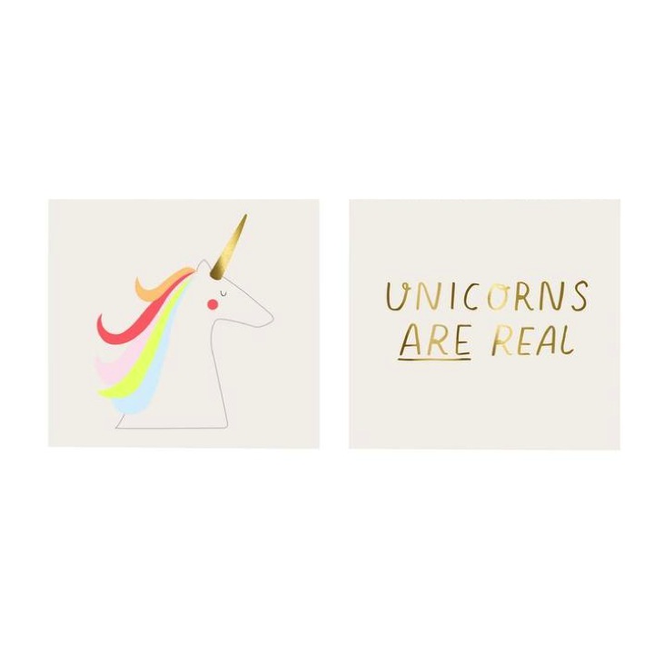 TATOUAGES "UNICORNS ARE REAL"