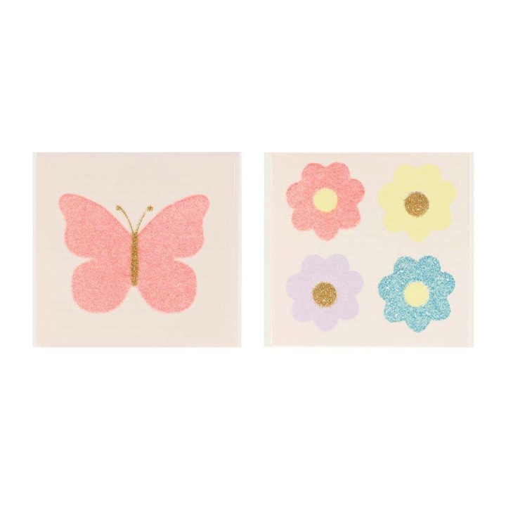 TATOUAGES FLORAL BUTTERFLY