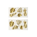 TATOUAGES TROPICAUX OR