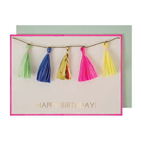 CARTE POMPOMS