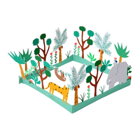 CARTE "HAVE A WILD BIRTHDAY" SCENE 3D