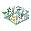 CARTE "HAVE A WILD BIRTHDAY" SCENE 3D