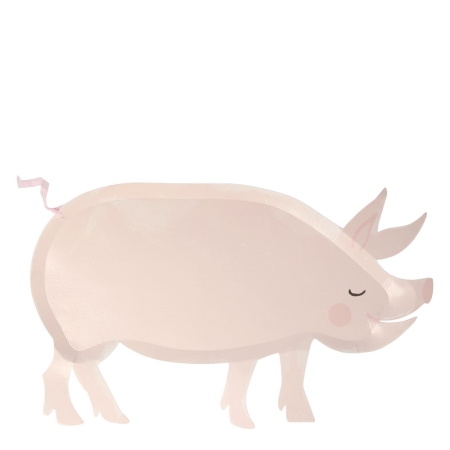ASSIETTES COCHON DE LA FERME