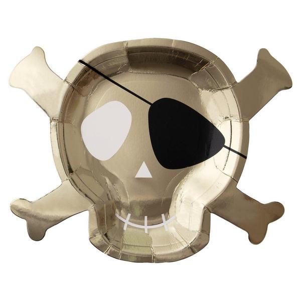 ASSIETTES PIRATES OR