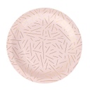ASSIETTES RAYONS DORÉS