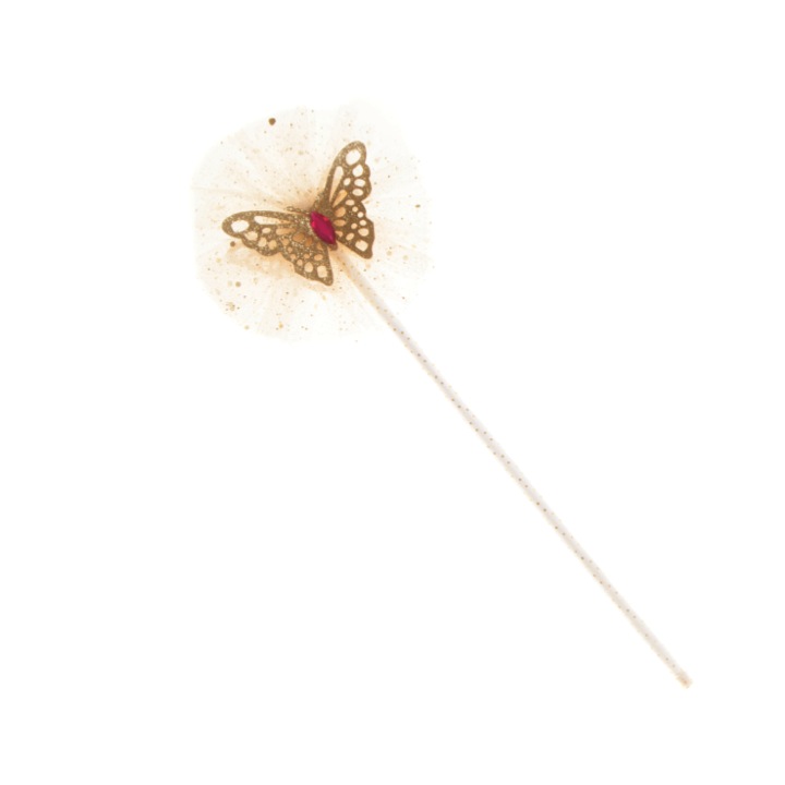 BAGUETTE DE PAPILLON OR CREME