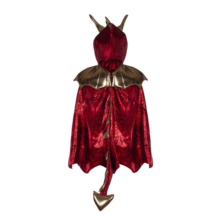 CAPE DRAGON ROUGE 5-6ANS
