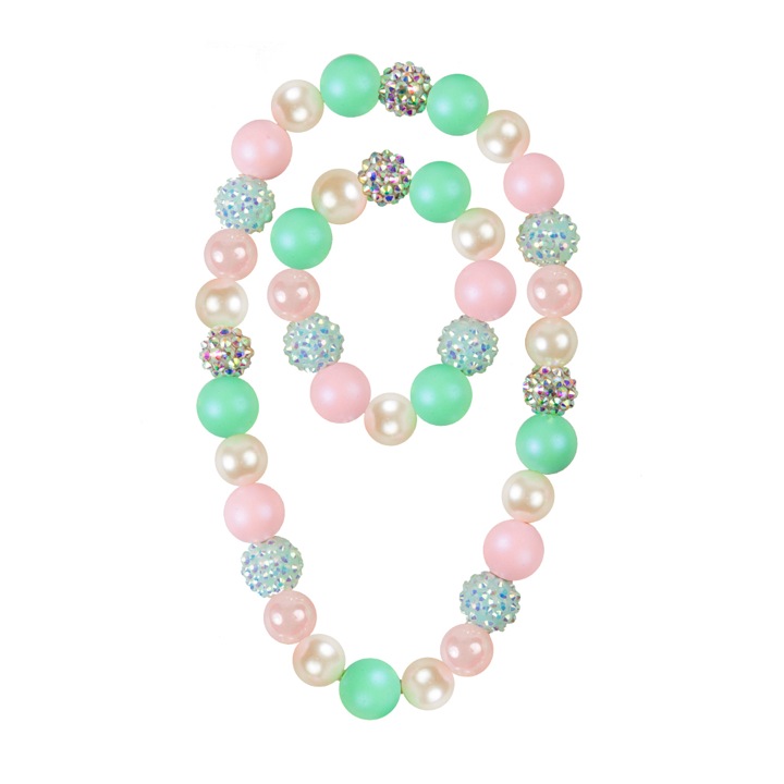 SET COLLIER &amp; BRACELET MINT TO BE