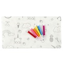 NAPPE A COLORIER LICORNE