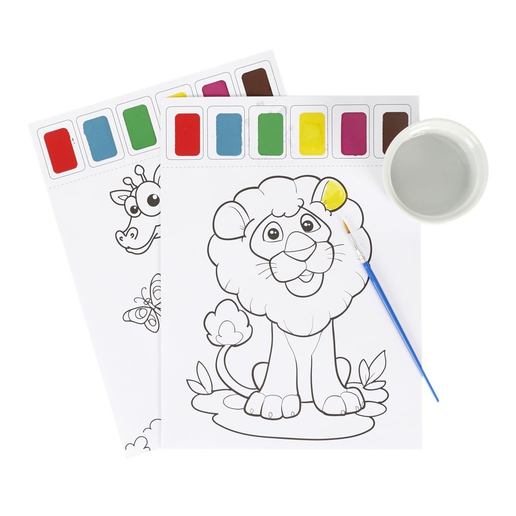 FEUILLE DE PEINTURE A L’EAU X10