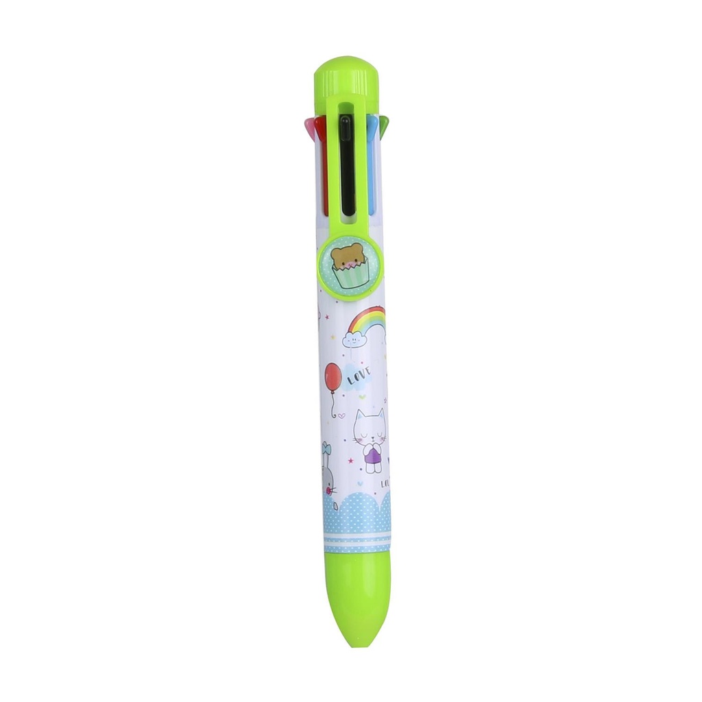 STYLO 8 COULEURS VERT