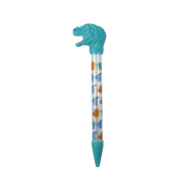 STYLO DINOSAURE VERT EAU
