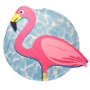 DRAP DE PLAGE 150CM FLAMANT