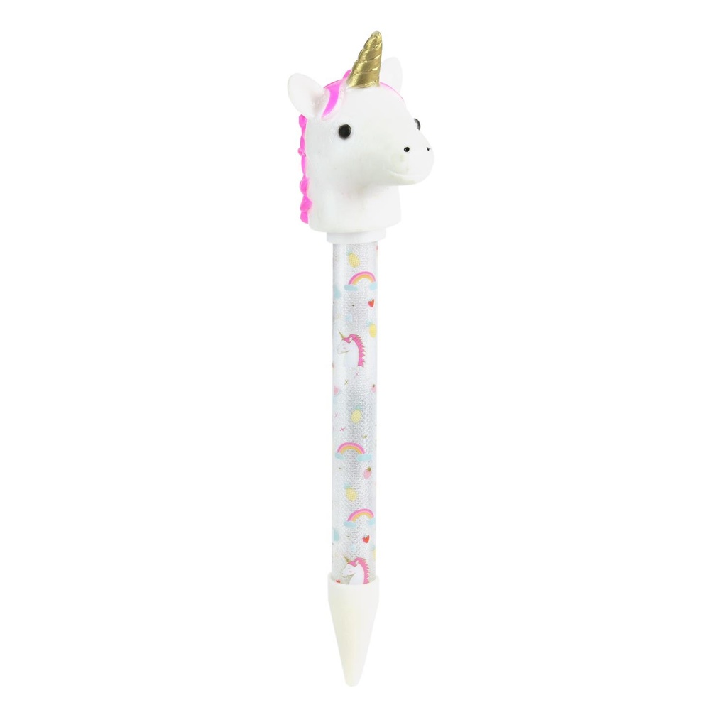 STYLO LUMINEUX LICORNE BLANC