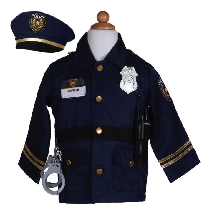 COSTUME POLICE AVEC ACCESSOIRES 5-6ANS