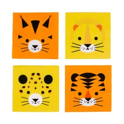 [MLD-SEMINIFELI] SERVIETTES MINI FELINS
