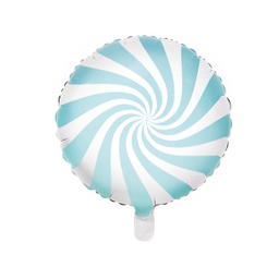 [FB20P-001J] BALLON ALUMINIUM BLEU PASTEL