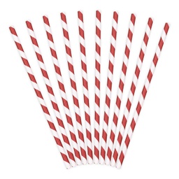 [SPP1-007] PAILLES RAYURES ROUGE