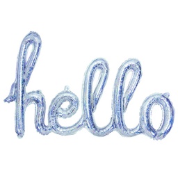 [FB5H-016H] BALLON « HELLO » IRISÉ
