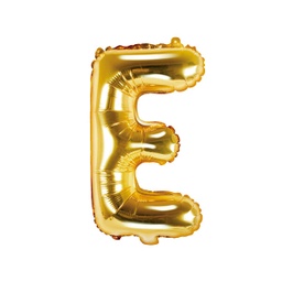 [FB2M-E-019] BALLON LETTRE « E » OR 35cm