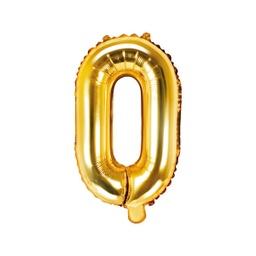 [FB2M-O-019] BALLON LETTRE « O » OR 35cm