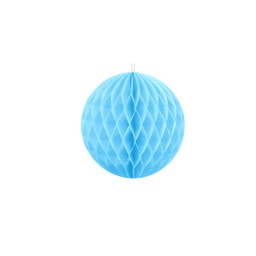 [KB10-011] BOULE ALVEOLE BLEU CIEL 10CM