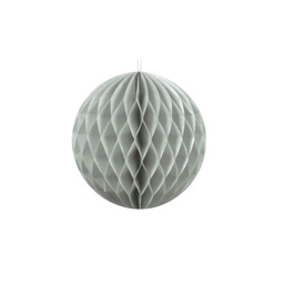 [KB10-091J] BOULE ALVEOLE GRIS 10CM