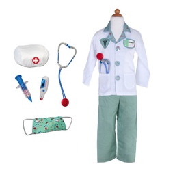[81205] COSTUME MÉDECIN AVEC ACCESSOIRES 5-6ANS