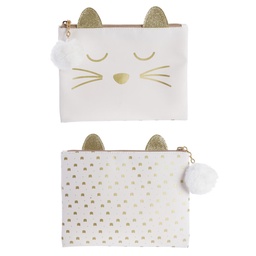 [SC29129] POCHETTE CHAT BLANCHE