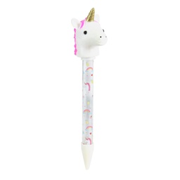 [EC3201] STYLO LUMINEUX LICORNE BLANC